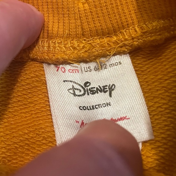 Hanna Andersson Yellow Disney Winnie the Pooh Sweatpants Size 70 cm 6-12 Months - Picture 3 of 4